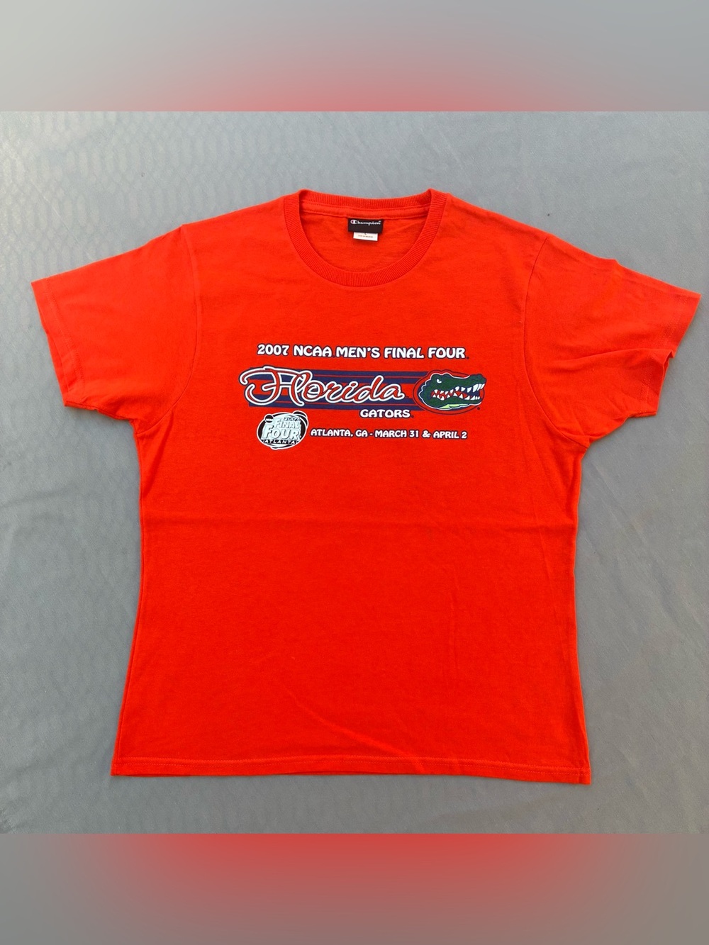 Champion Orange Florida Gators 2007 NCAA Final Four T-Shirt